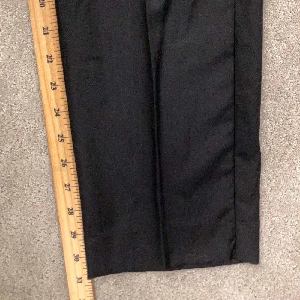 Jos A Bank Suit Mens 42R 36W Black Signature Gold Neutral Executive Tailor Wool